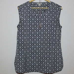 J. Crew Medium Geometric top